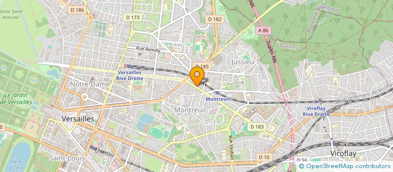 localisation de l'entreprise MONSIEUR LOUIS BRILLANT à VERSAILLES