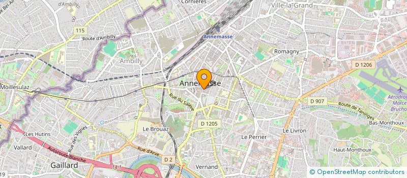 localisation de l'entreprise MONSIEUR LOUIS BRILLAT à ANNEMASSE
