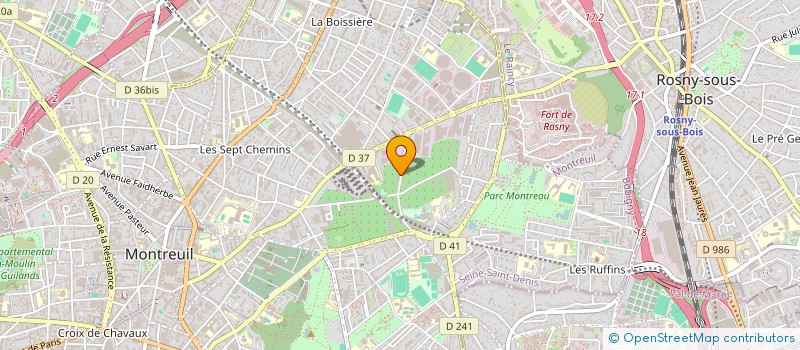 localisation de l'entreprise MONSIEUR LOUIS BRION à MONTREUIL