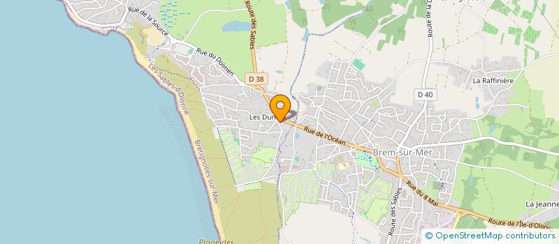 localisation de l'entreprise MONSIEUR LOUIS BROCHET à BRETIGNOLLES-SUR-MER