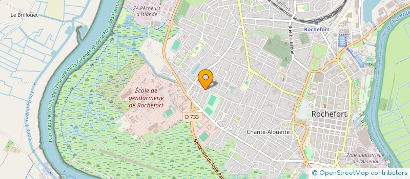 localisation de l'entreprise MONSIEUR LOUIS BROSSARD  ROCHEFORT