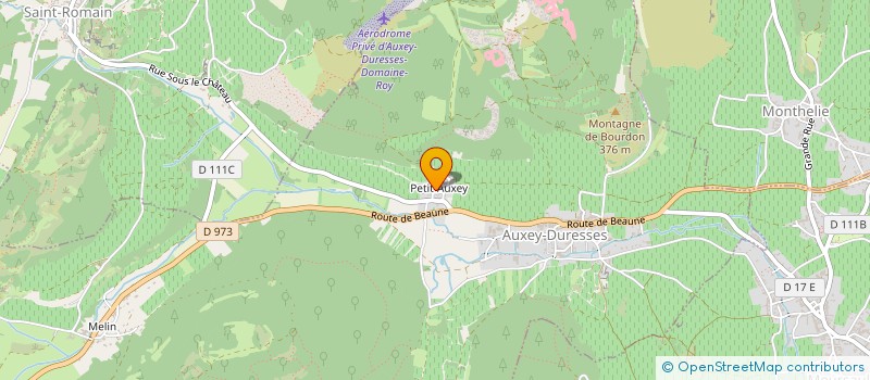 localisation de l'entreprise MONSIEUR LOUIS BRULEY  AUXEY-DURESSES