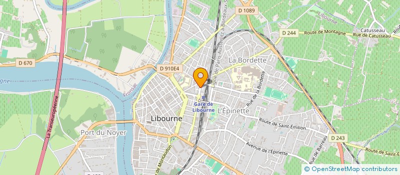 localisation de l'entreprise MONSIEUR LOUIS BRUN à LIBOURNE