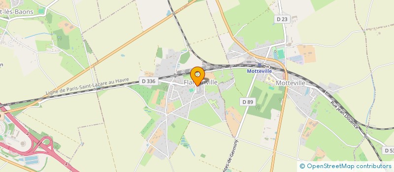 localisation de l'entreprise MONSIEUR LOUIS BUNIAS  FLAMANVILLE