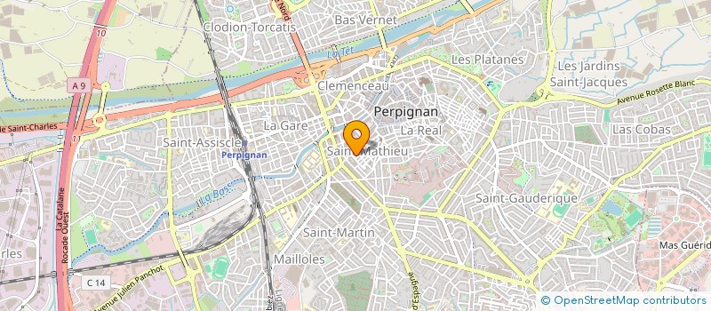 localisation de l'entreprise MONSIEUR LOUIS BYRNE  PERPIGNAN