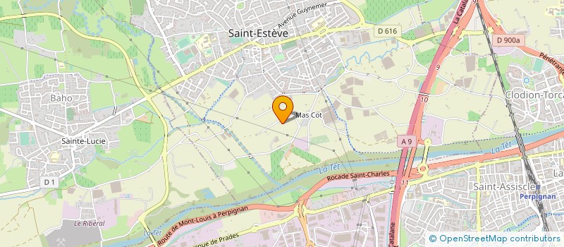 localisation de l'entreprise MONSIEUR LOUIS CABANER  SAINT-ESTEVE