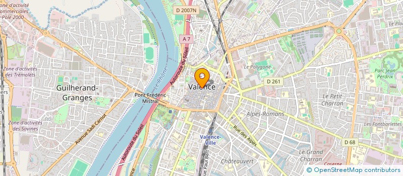 localisation de l'entreprise MONSIEUR LOUIS CAGNIAC à VALENCE