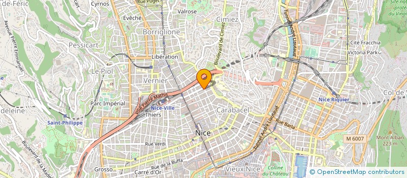 localisation de l'entreprise MONSIEUR LOUIS CAGNOLI à NICE