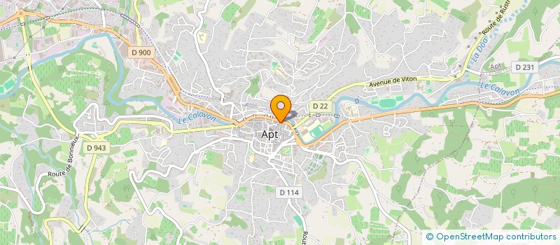 localisation de l'entreprise MONSIEUR LOUIS CAILLOL DE PONCY  APT