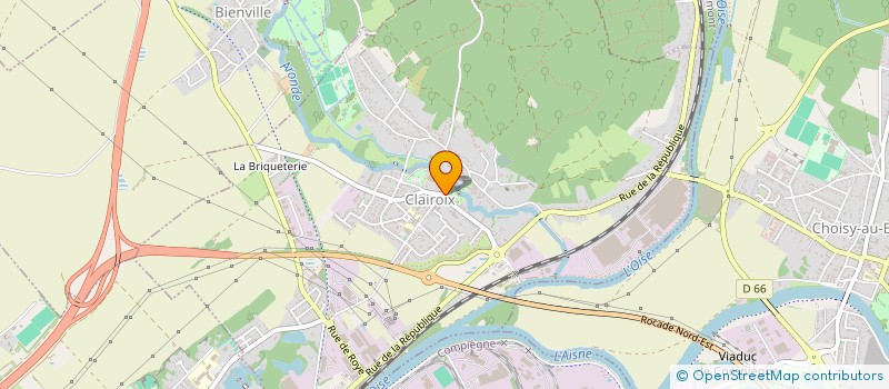 localisation de l'entreprise MONSIEUR LOUIS CALIBRE  CLAIROIX
