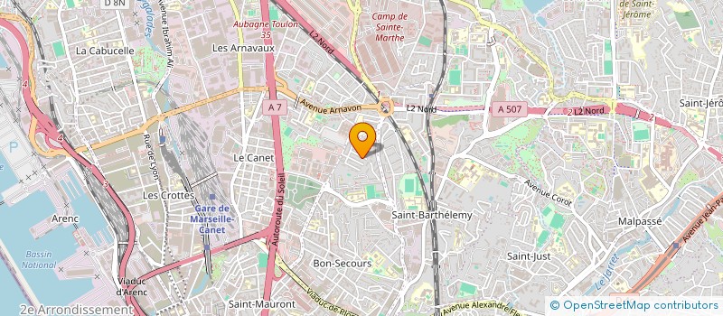 localisation de l'entreprise MONSIEUR LOUIS CAMALEONTI à MARSEILLE