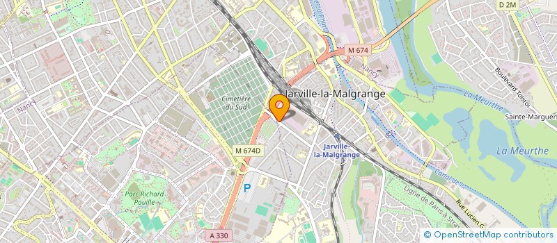 localisation de l'entreprise MONSIEUR LOUIS CAMOIN  JARVILLE-LA-MALGRANGE