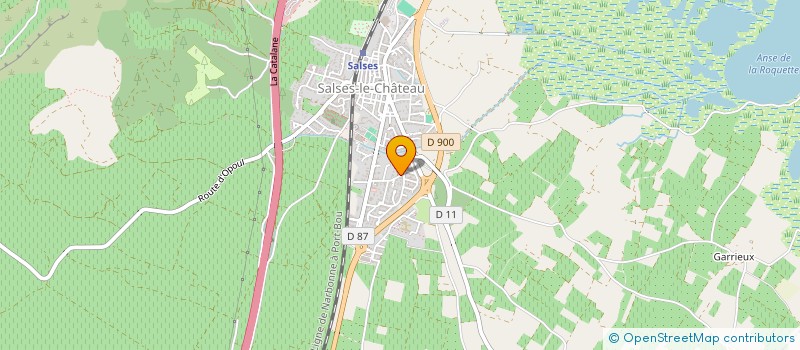 localisation de l'entreprise MONSIEUR LOUIS CAMPI  SALSES-LE-CHATEAU