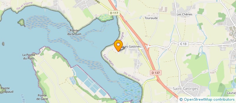 localisation de l'entreprise MONSIEUR LOUIS CAMPION  LA VILLE-ES-NONAIS