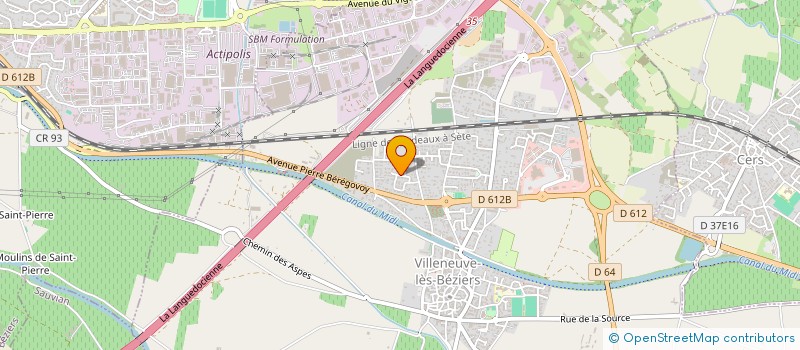 localisation de l'entreprise MONSIEUR LOUIS CAMPOS à VILLENEUVE-LES-BEZIERS