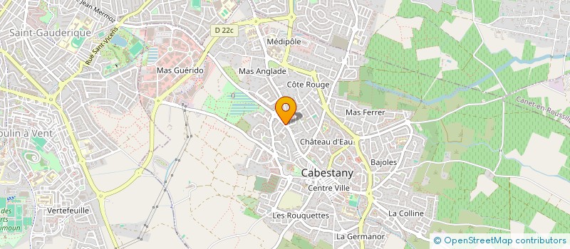 localisation de l'entreprise MONSIEUR LOUIS CANFIN à CABESTANY