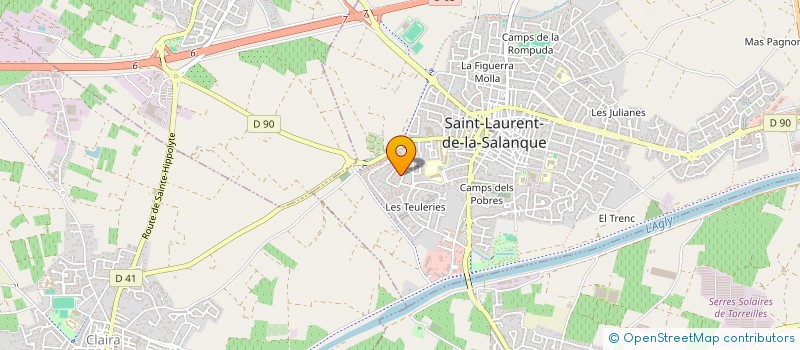 localisation de l'entreprise MONSIEUR LOUIS CANITROT  SAINT-LAURENT-DE-LA-SALANQUE