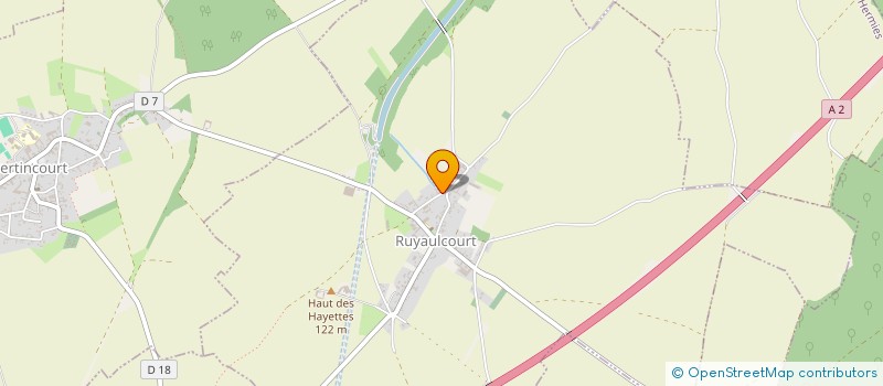 localisation de l'entreprise MONSIEUR LOUIS CAPELLE  RUYAULCOURT