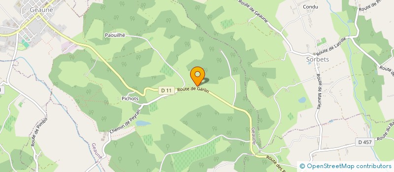 localisation de l'entreprise MONSIEUR LOUIS CAPELLE  GEAUNE