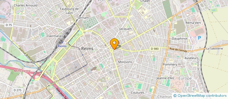 localisation de l'entreprise MONSIEUR LOUIS CAQUOT  REIMS