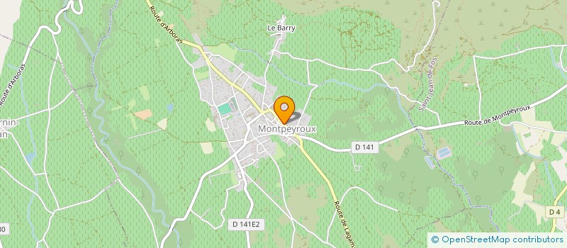 localisation de l'entreprise MONSIEUR LOUIS CARCELLER à MONTPEYROUX