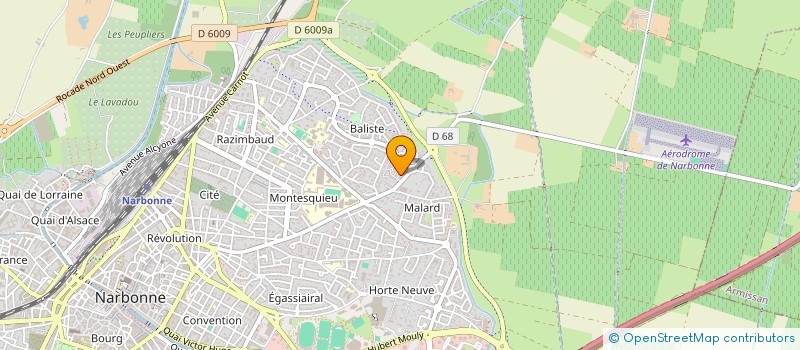 localisation de l'entreprise MONSIEUR LOUIS CARMONA  NARBONNE