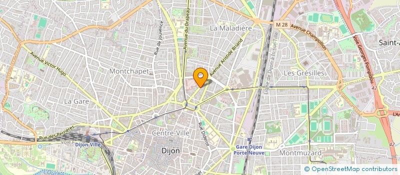 localisation de l'entreprise MONSIEUR LOUIS CARPENTIER  DIJON