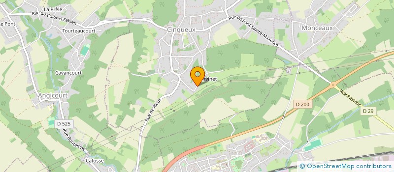 localisation de l'entreprise MONSIEUR LOUIS CARRARA  CINQUEUX