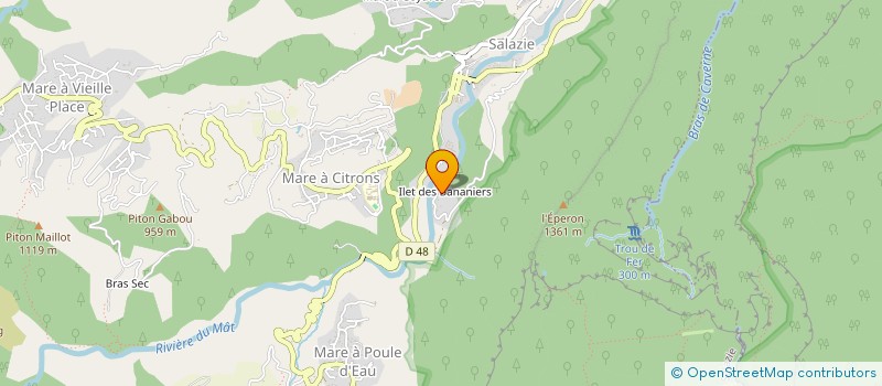localisation de l'entreprise MONSIEUR LOUIS CARRON à SALAZIE