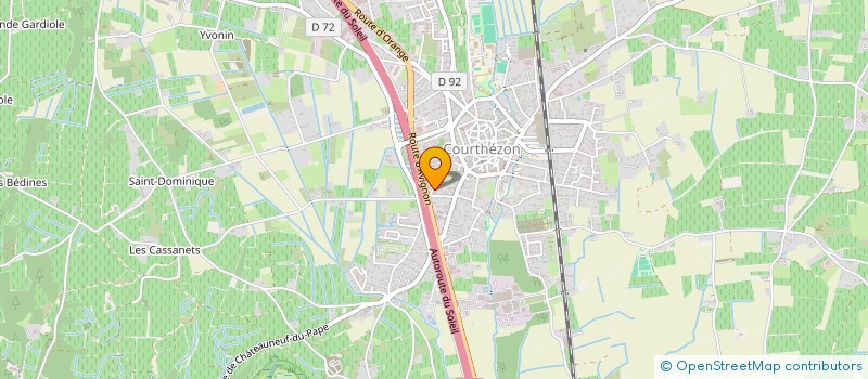 localisation de l'entreprise MONSIEUR LOUIS CARVALHO  COURTHEZON