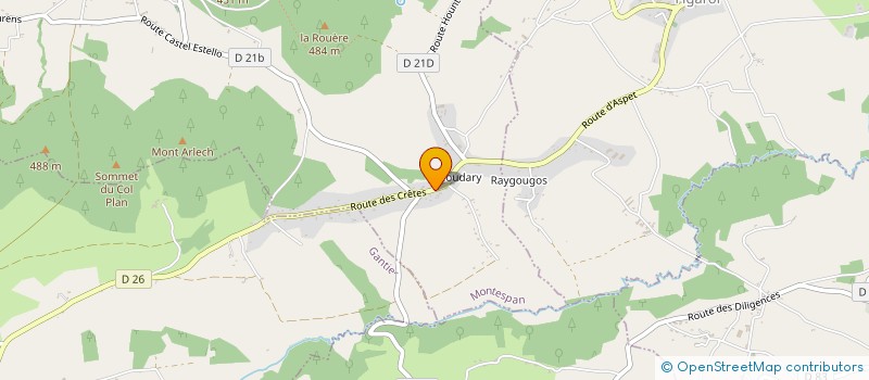 localisation de l'entreprise MONSIEUR LOUIS CASTEX  MONTESPAN