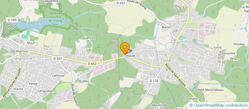 localisation de l'entreprise MONSIEUR LOUIS CAULE  SAUBRIGUES