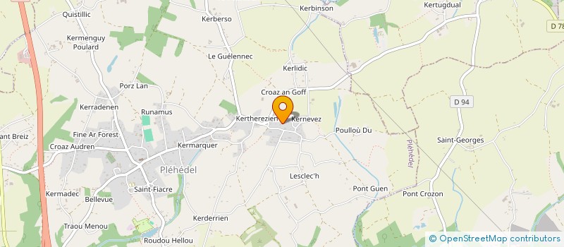localisation de l'entreprise MONSIEUR LOUIS CAULET à TREMEVEN