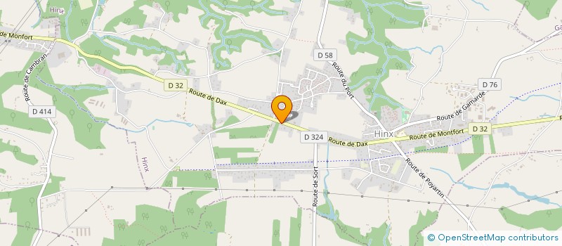 localisation de l'entreprise MONSIEUR LOUIS CAZENAVE  HINX