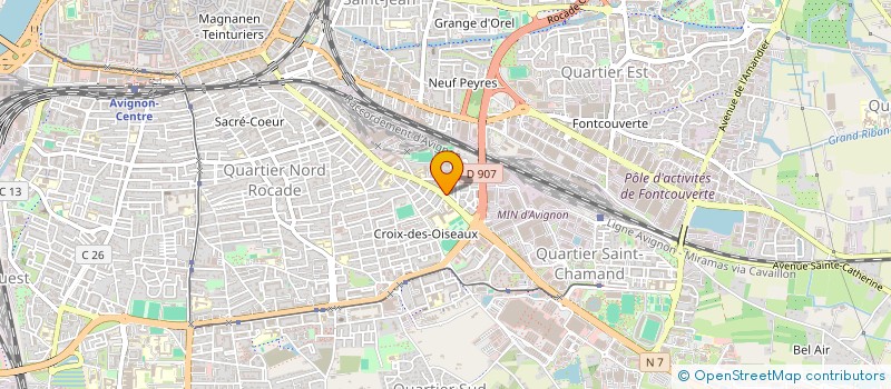 localisation de l'entreprise MONSIEUR LOUIS CECCAROLI à AVIGNON