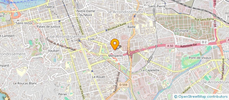 localisation de l'entreprise MONSIEUR LOUIS CECCOLI à MARSEILLE