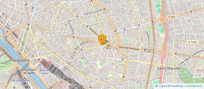 localisation de l'entreprise MONSIEUR LOUIS CELEYRON  PARIS 12