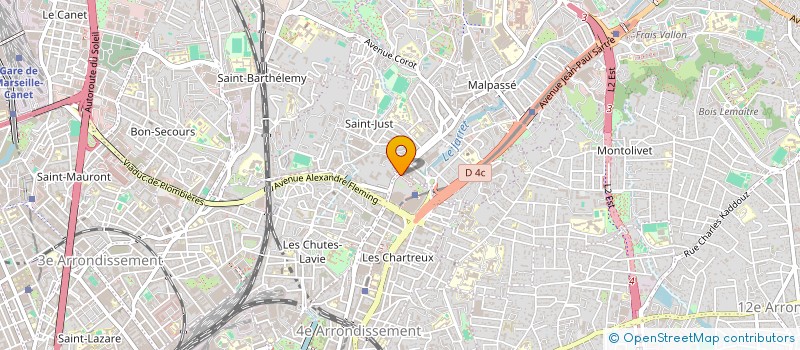 localisation de l'entreprise MONSIEUR LOUIS CHABANIER à MARSEILLE