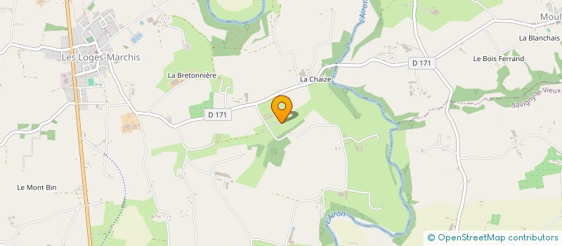 localisation de l'entreprise MONSIEUR LOUIS CHALLOIS  LES LOGES-MARCHIS