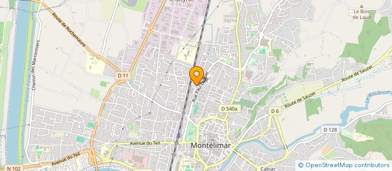 localisation de l'entreprise MONSIEUR LOUIS CHAMBON  MONTELIMAR