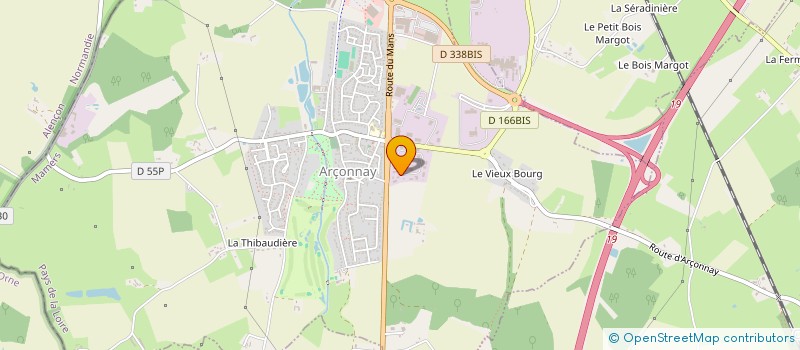 localisation de l'entreprise MONSIEUR LOUIS CHAMP  ARCONNAY