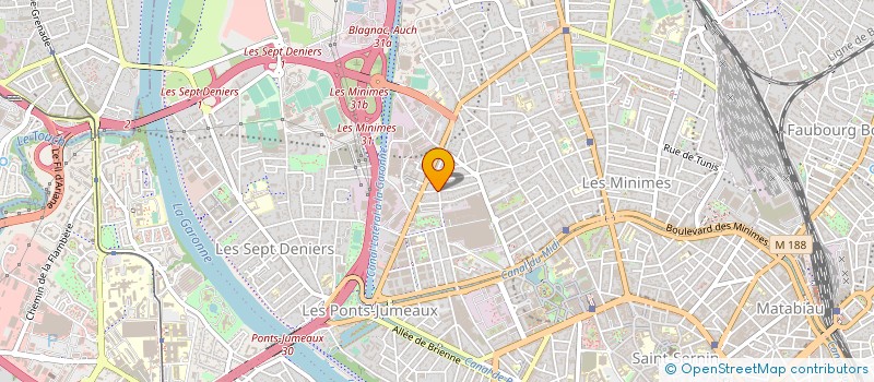 localisation de l'entreprise MONSIEUR LOUIS CHAMPANET à TOULOUSE