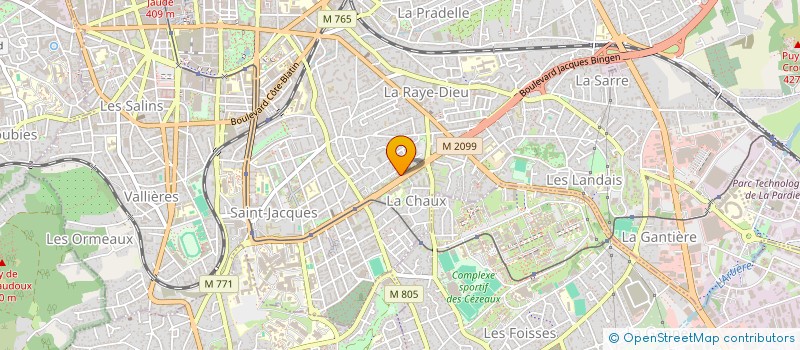 localisation de l'entreprise MONSIEUR LOUIS CHAMPCIAUX  CLERMONT-FERRAND