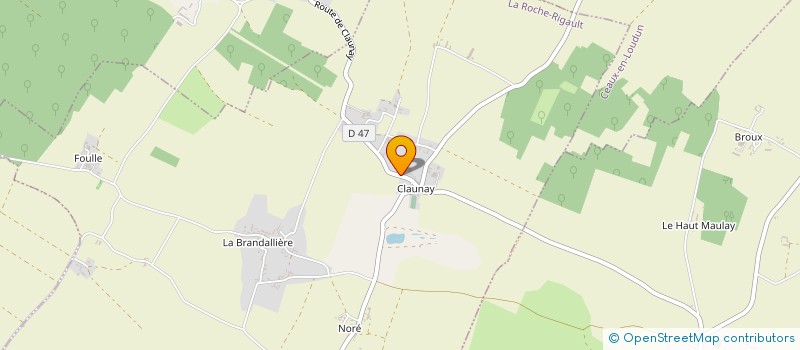 localisation de l'entreprise MONSIEUR LOUIS CHAMPIGNY à LA ROCHE-RIGAULT