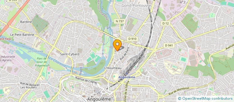 localisation de l'entreprise MONSIEUR LOUIS CHAMPION à ANGOULEME