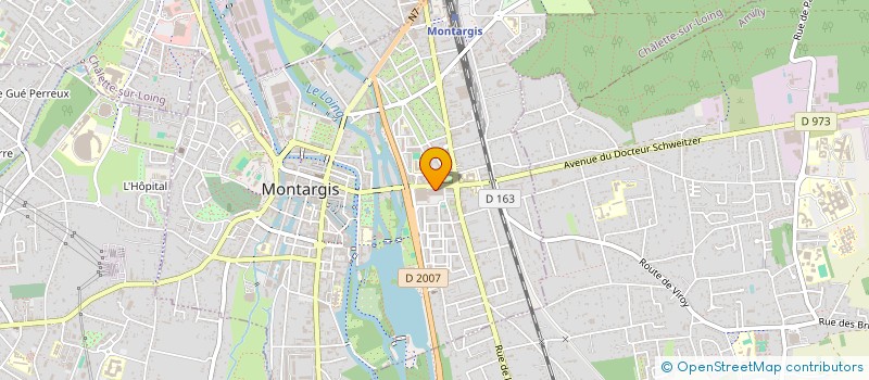 localisation de l'entreprise MONSIEUR LOUIS CHAPEAU à MONTARGIS