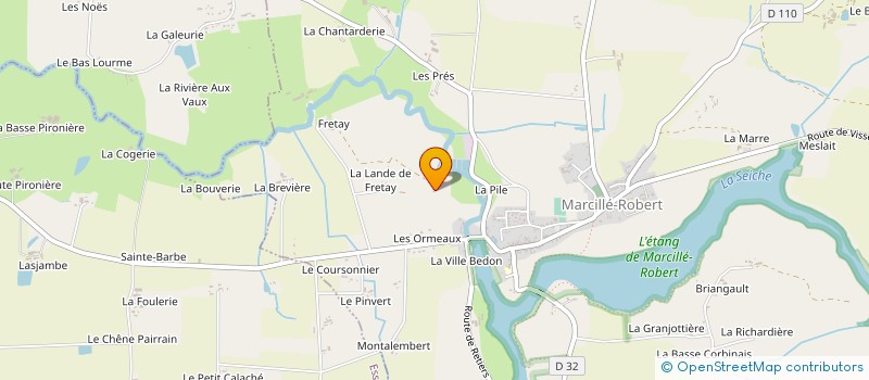 localisation de l'entreprise MONSIEUR LOUIS CHAPON  MARCILLE-ROBERT