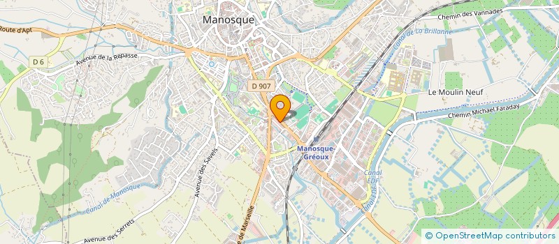localisation de l'entreprise MONSIEUR LOUIS CHARBONNIER à MANOSQUE