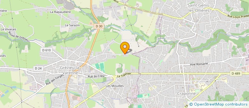 localisation de l'entreprise MONSIEUR LOUIS CHARDON à GREZIEU-LA-VARENNE