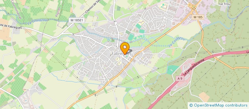 localisation de l'entreprise MONSIEUR LOUIS CHARLES  FABREGUES
